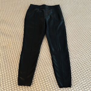 Topshop pleather black pants, size 6 Petite